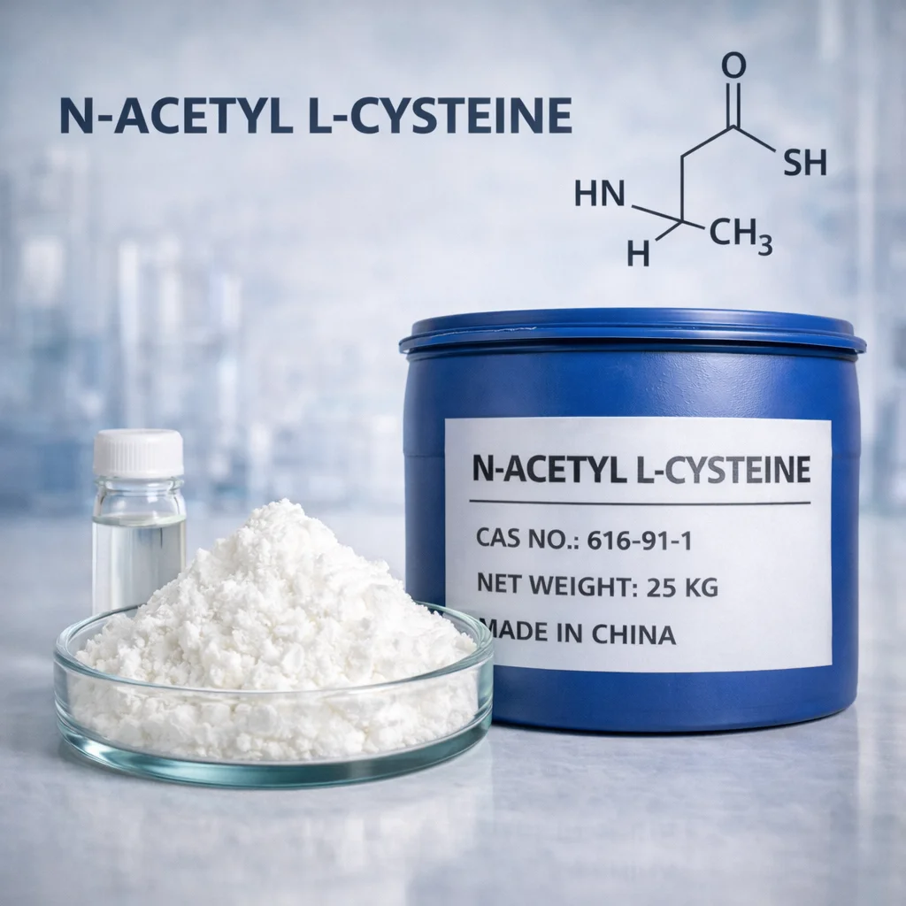 N-Acetyl-L-Cysteine, CAS No. 616-91-1, Manufacturer N-Acetyl-L-Cysteine, CAS No. 616-91-1, Manufacturer