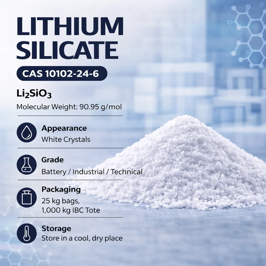 Lithium Silicate Solution Premium Concrete Densifier & Binder CAS 10102-24-6 Lithium Silicate Solution | Premium Concrete Densifier & Binder | CAS 10102-24-6
