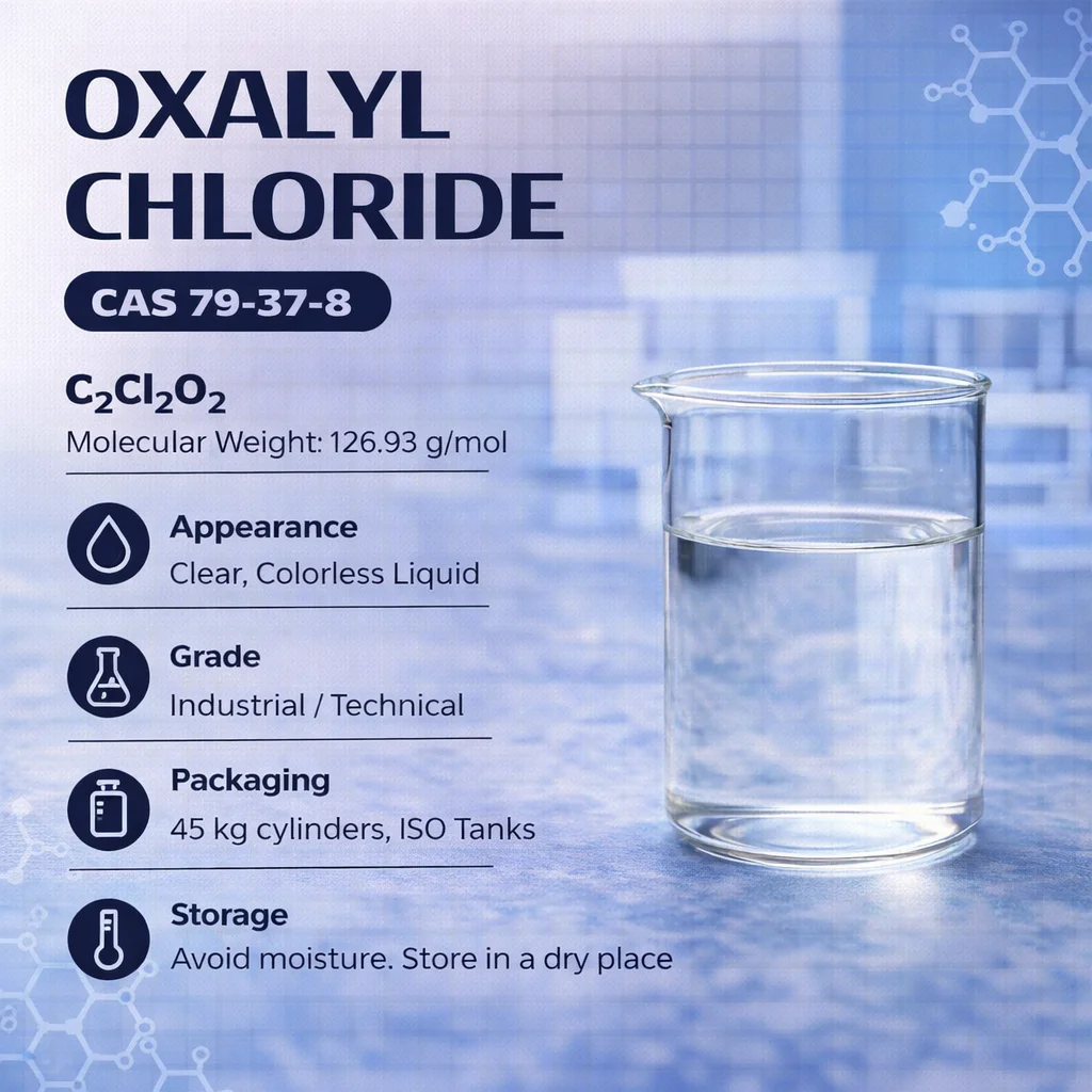Oxalyl Chloride Advanced Pharmaceutical Reagent CAS 79-37-8 Oxalyl Chloride Advanced Pharmaceutical Reagent CAS 79-37-8
