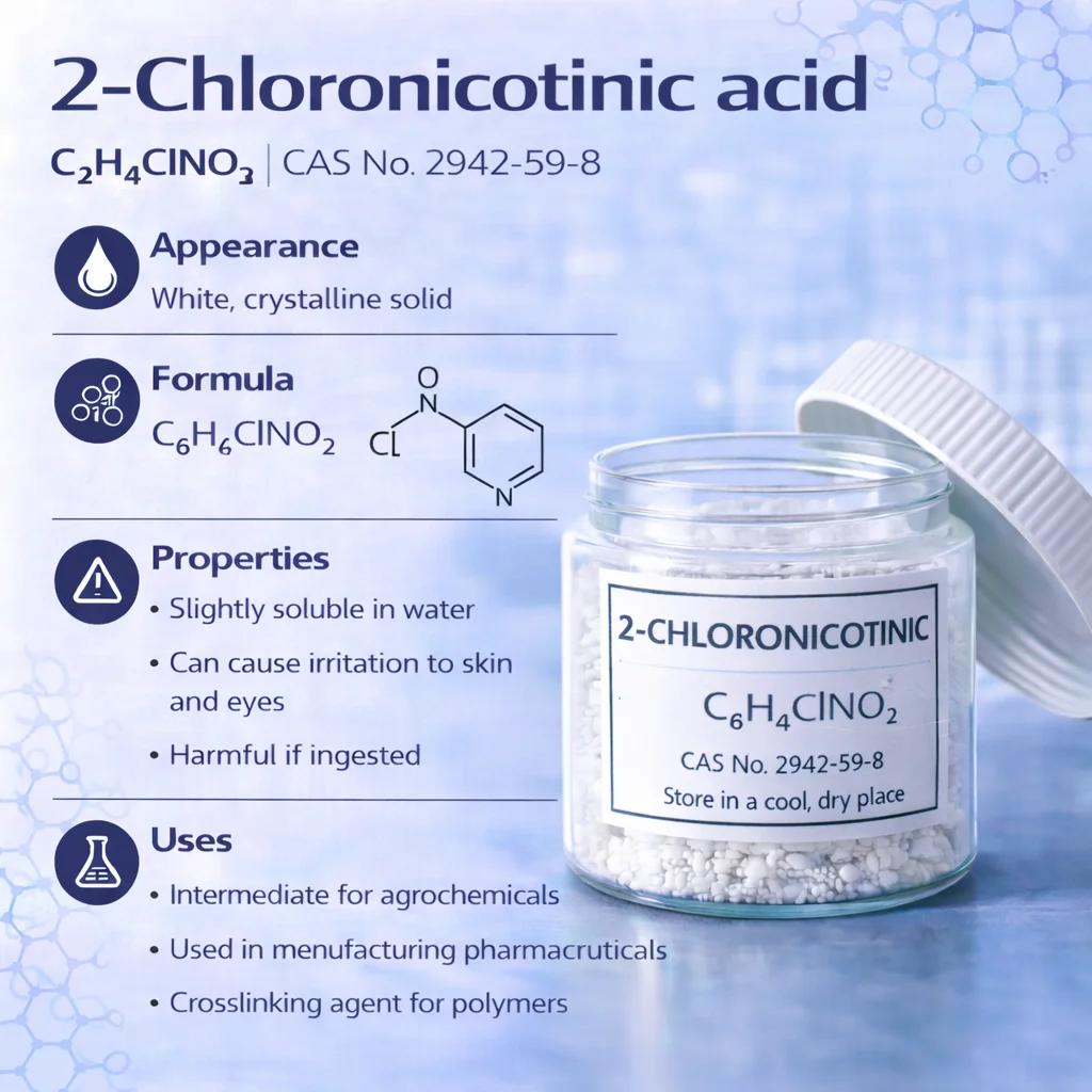 2-Chloronicotinic Acid Advanced Pyridine Intermediate CAS 2942-59-8 2-Chloronicotinic Acid Advanced Pyridine Intermediate CAS 2942-59-8