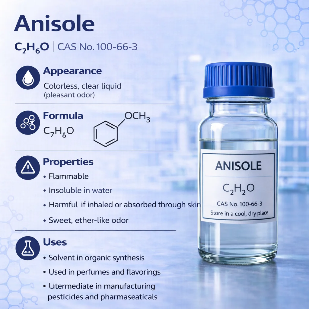 Anisole (Methoxybenzene) CAS 100-66-3 Anisole (Methoxybenzene) CAS 100-66-3