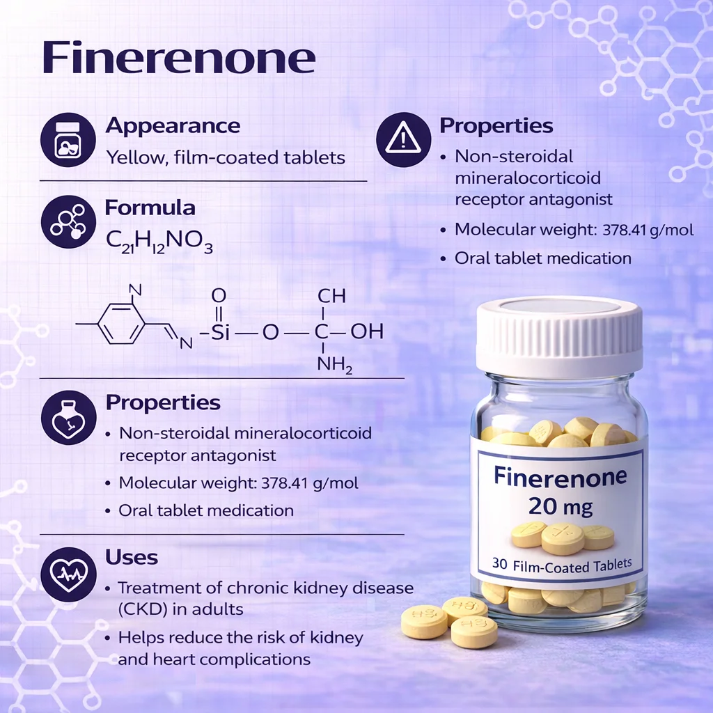 Finerenone Advanced Cardio-Renal API CAS 1050477-31-0 Finerenone Advanced Cardio-Renal API CAS 1050477-31-0