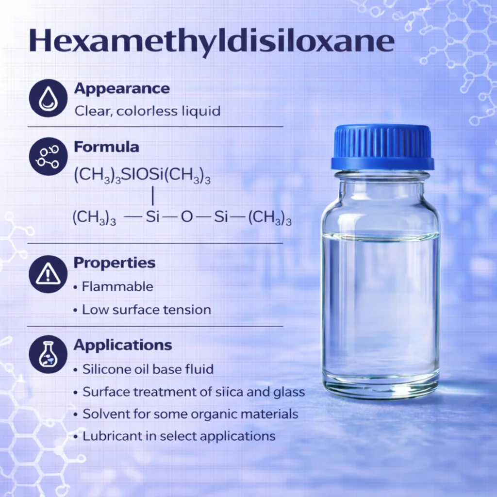 Hexamethyldisiloxane (HMDSO) CAS 107-46-0 Hexamethyldisiloxane (HMDSO) CAS 107-46-0