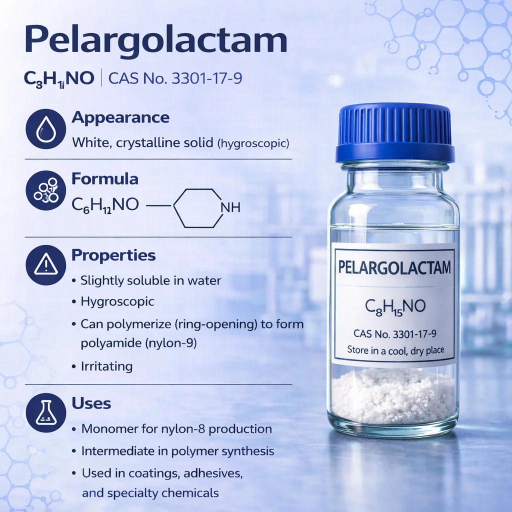 Pelargolactam Premium Nylon 9 Specialty Monomer CAS 512-12-9 Pelargolactam Premium Nylon 9 Specialty Monomer CAS 512-12-9