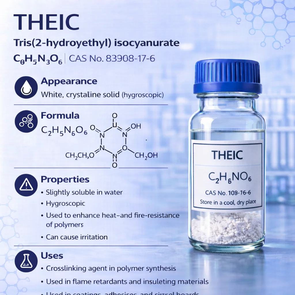 THEIC High-Temperature Triazine Crosslinker CAS 839-90-7 THEIC High-Temperature Triazine Crosslinker CAS 839-90-7