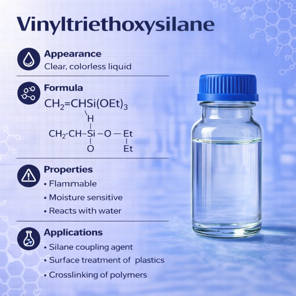Vinyltriethoxysilane (VTEO) Eco-Friendly Silane Crosslinker CAS 78-08-0 Vinyltriethoxysilane (VTEO) Eco-Friendly Silane Crosslinker CAS 78-08-0