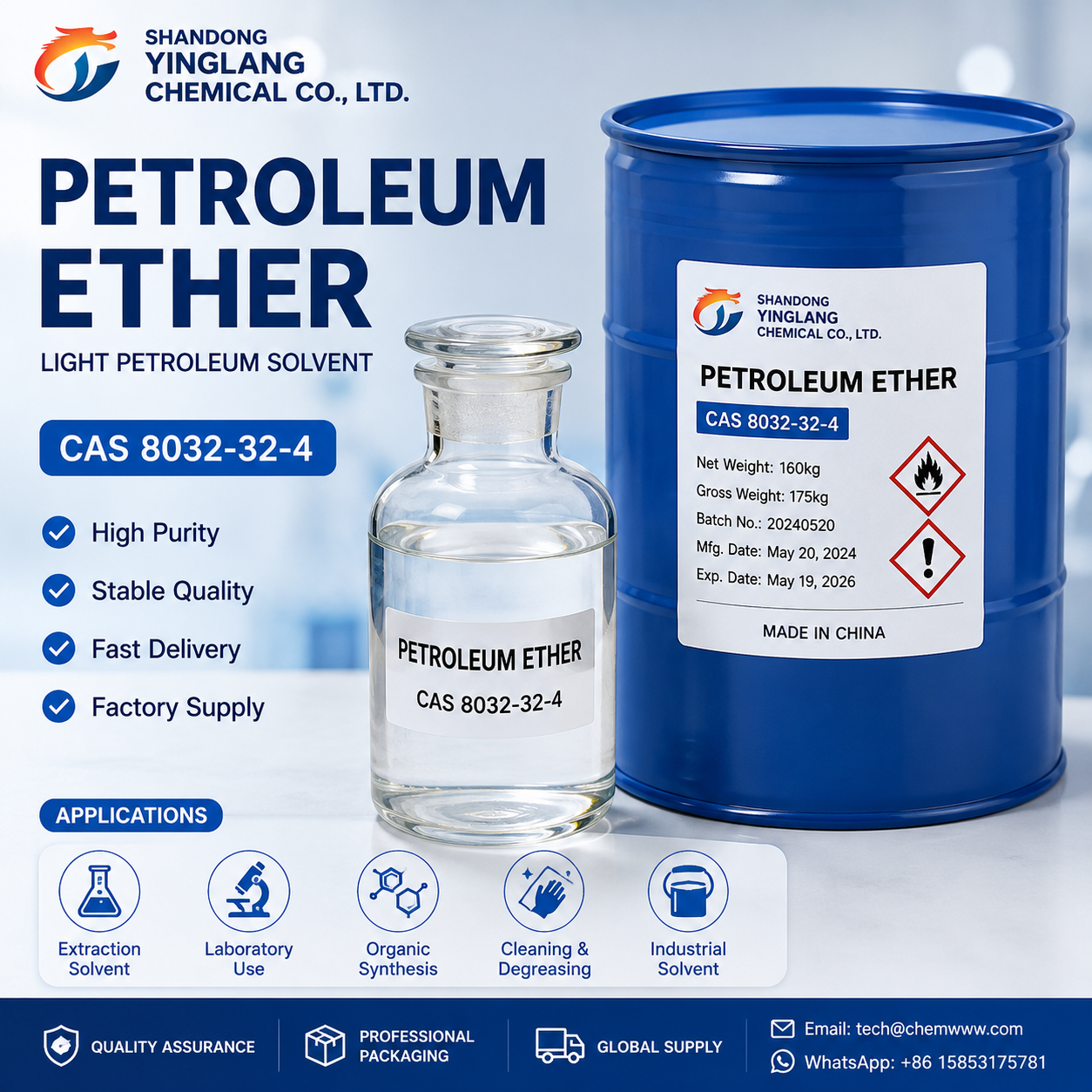 Petroleum Ether CAS 8032-32-4
