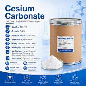 Premium Cesium Carbonate Manufacturer 99.9% Purity Bulk Supply